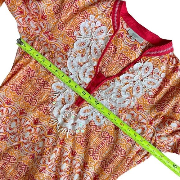 INDIKKA EMBROIDERED TUNIC SIZE L - Picture 9 of 11